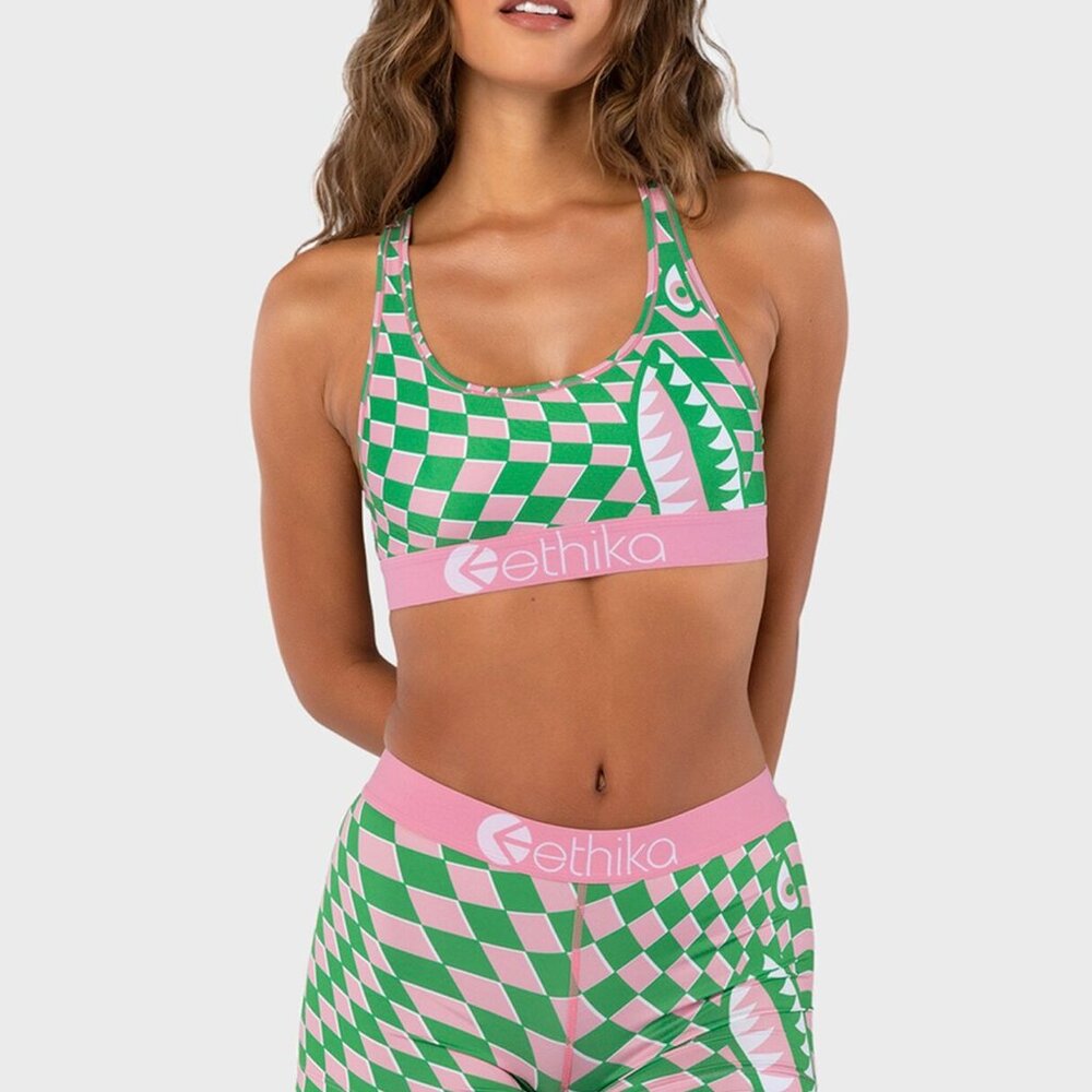 Ethika BMR Check Mate Sports Bra and Leggings